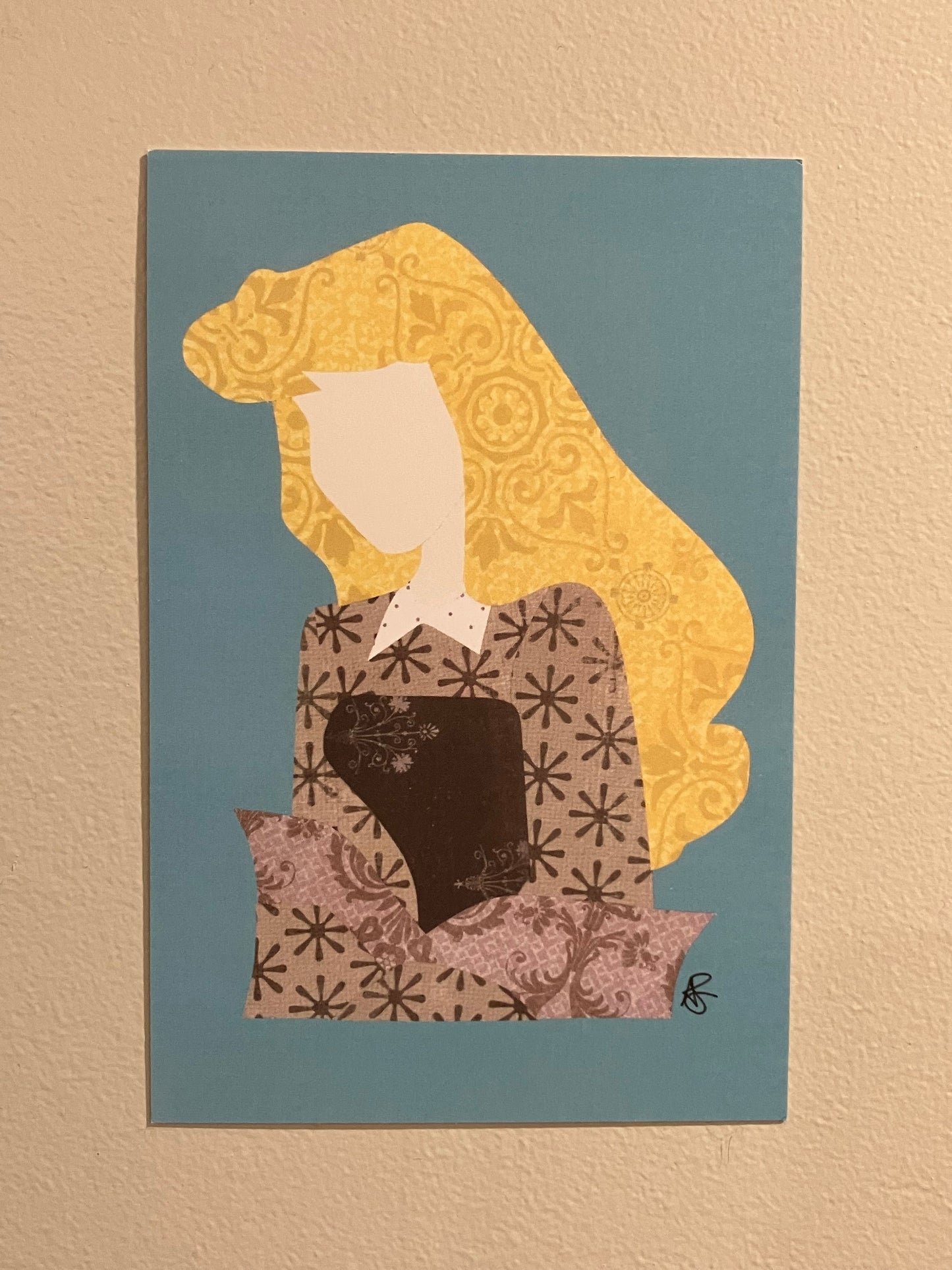 Sleeping Princess Grey - Mini Print