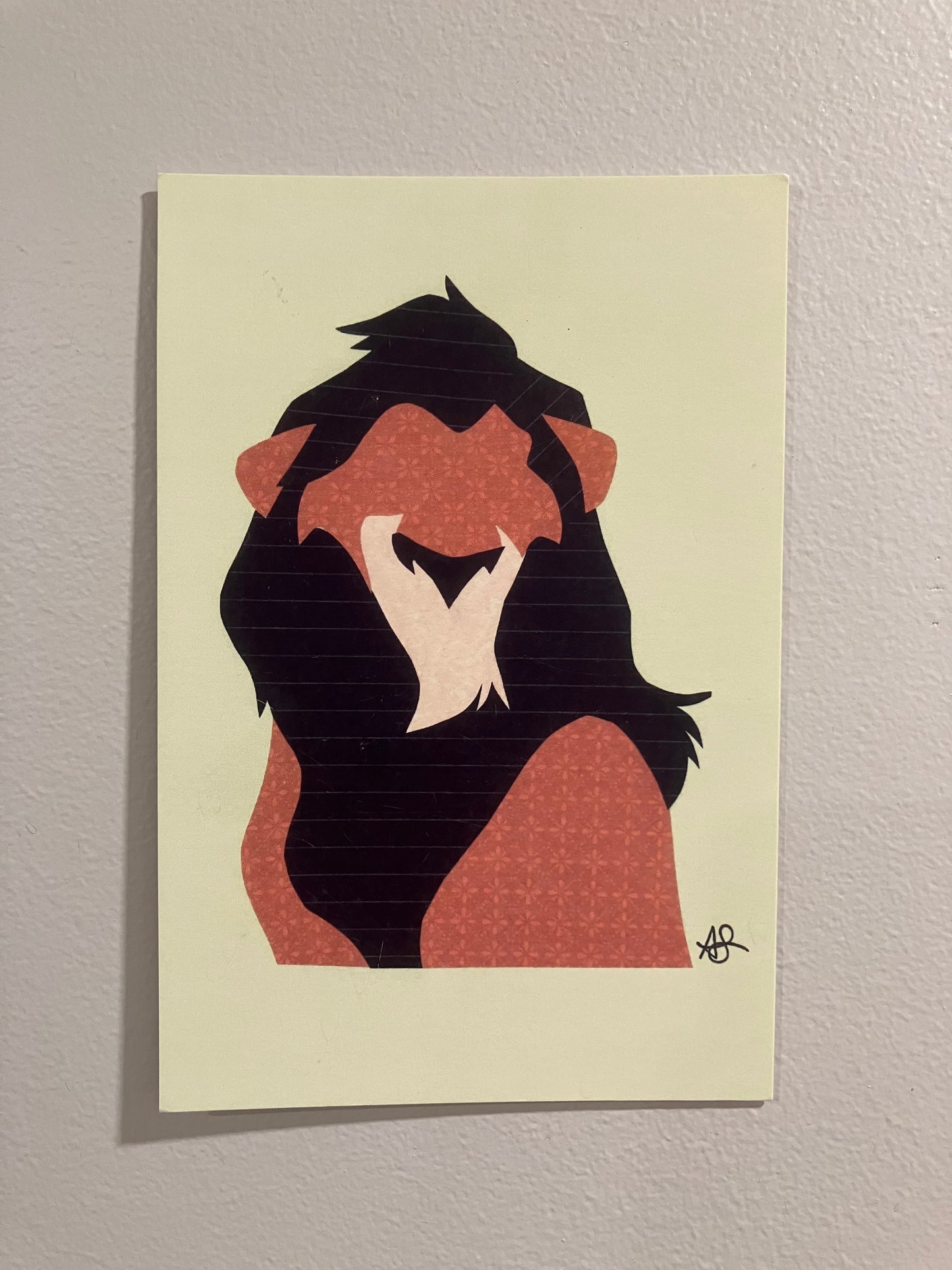 Scar - Mini Print