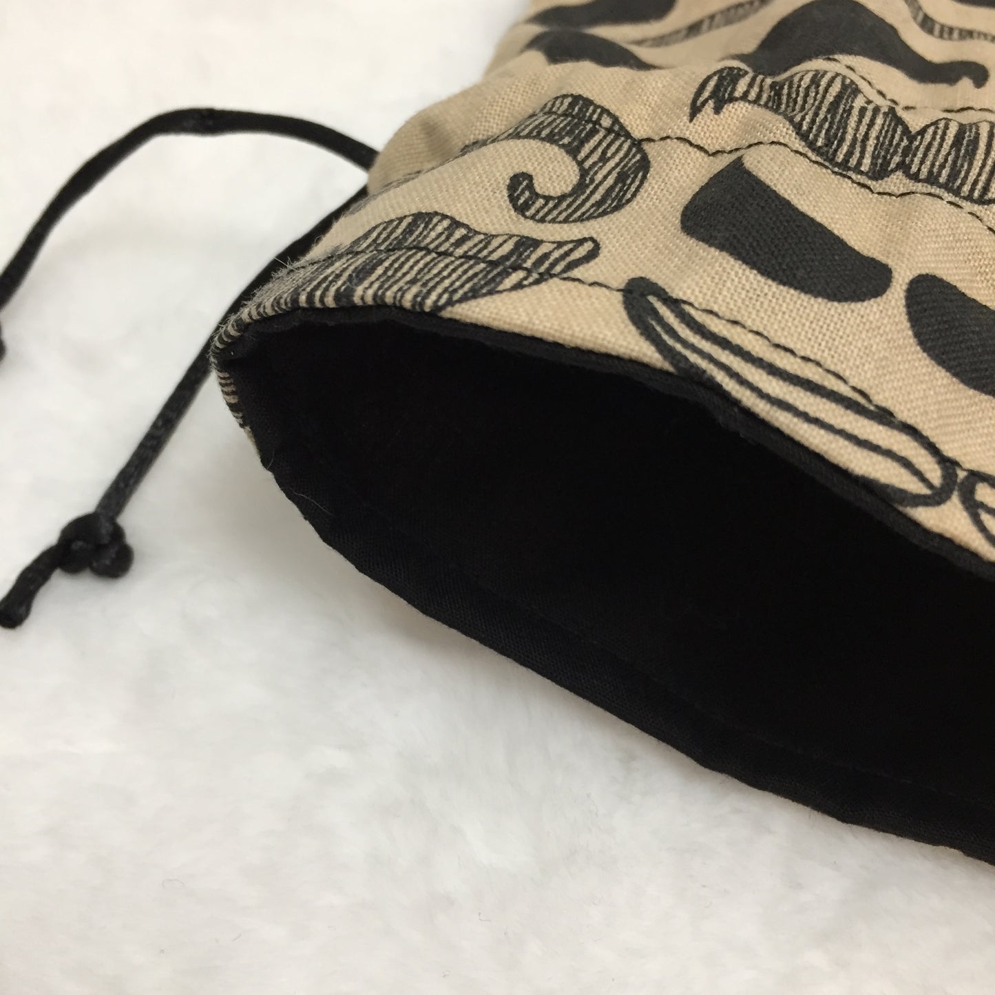 Moustache - Drawstring Pouch