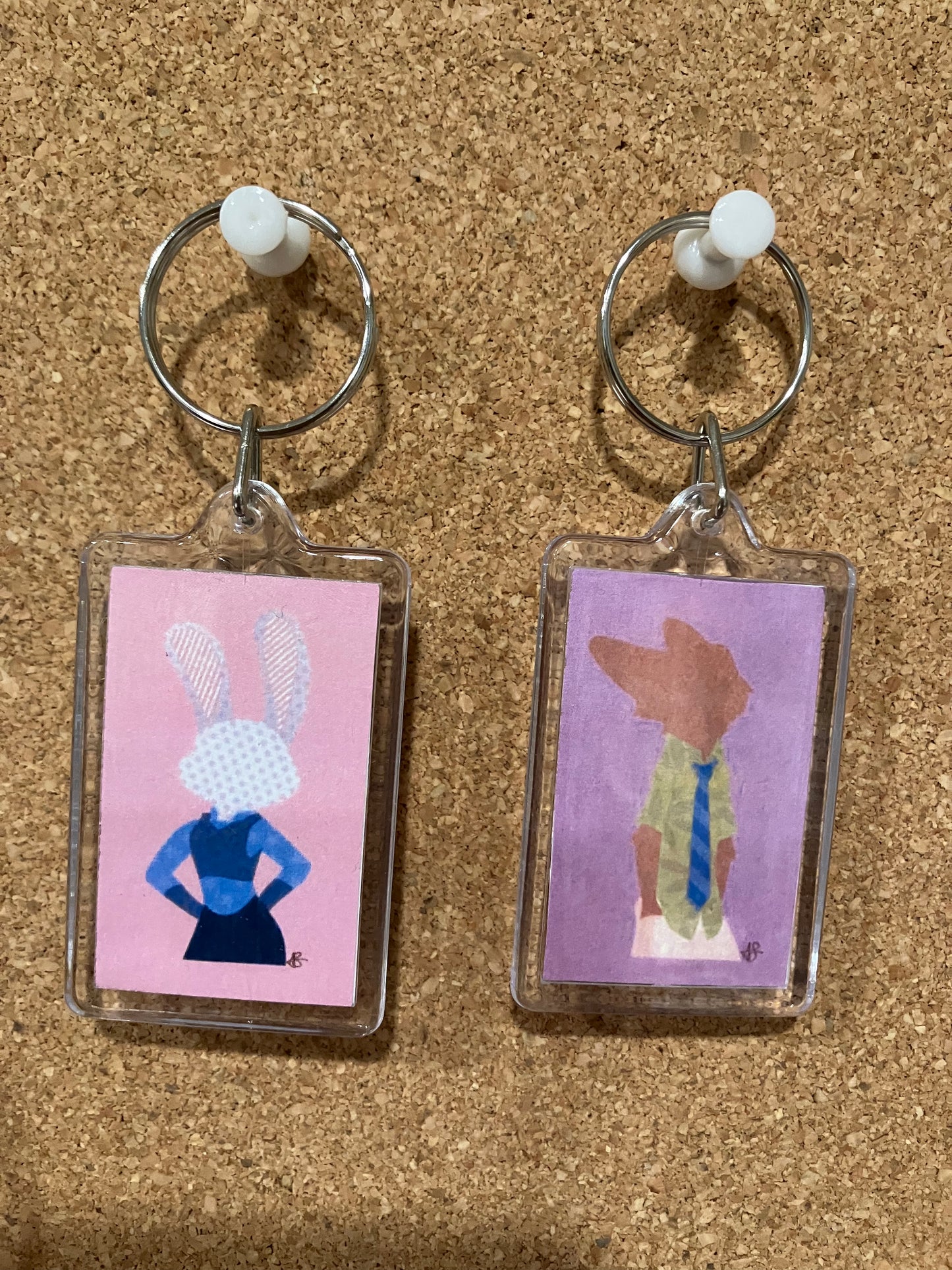 Judy and Nick - Keychain