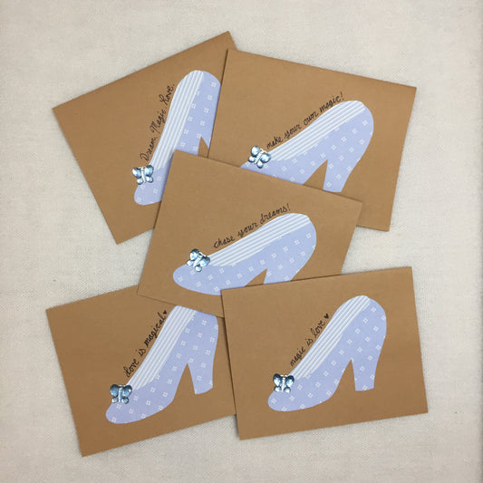 Glass Slipper - Greeting Cards