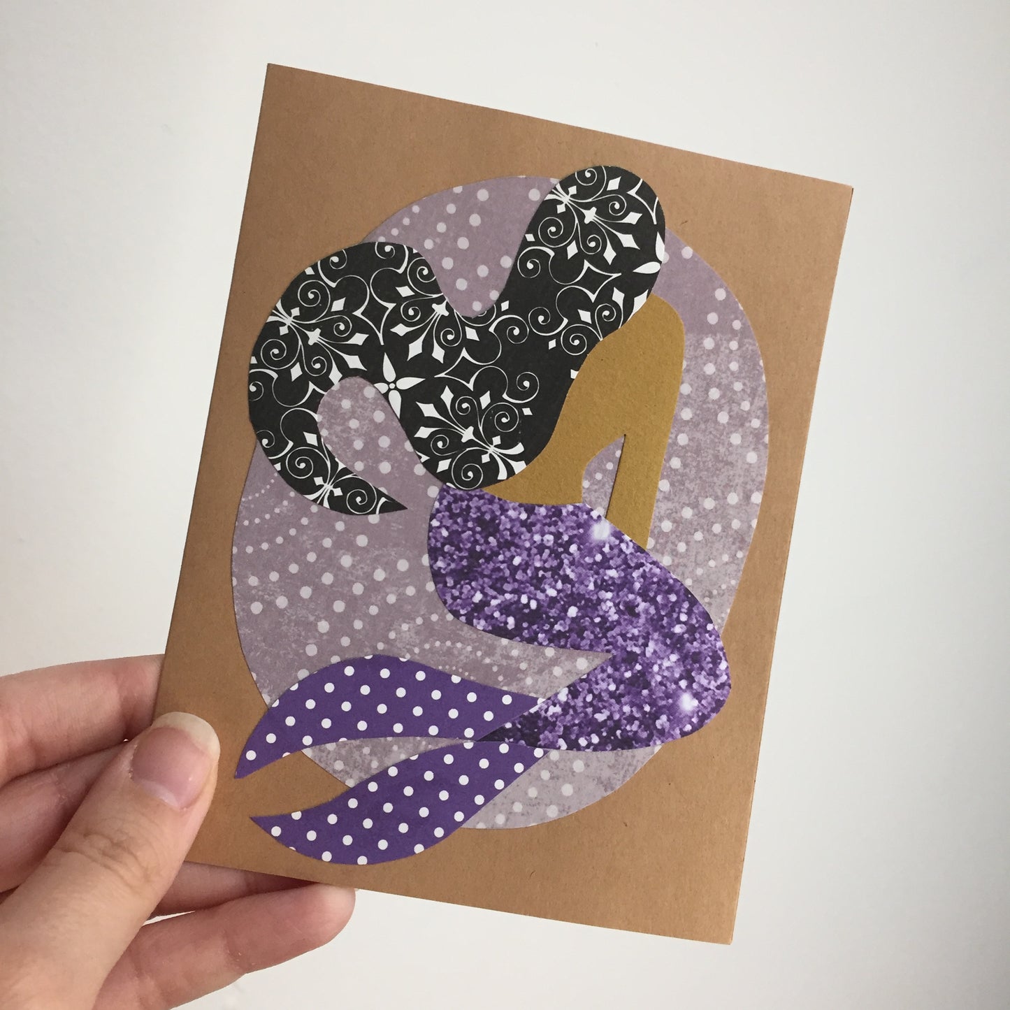 Mermaid: Purple - Greeting Cards
