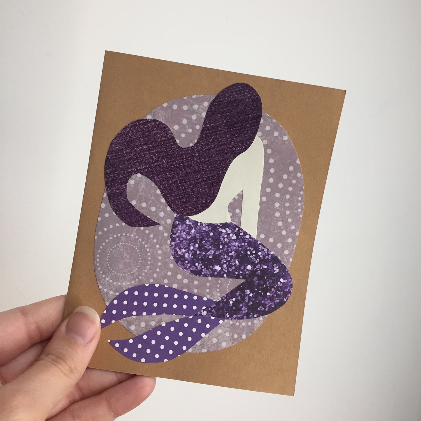 Mermaid: Purple - Greeting Cards