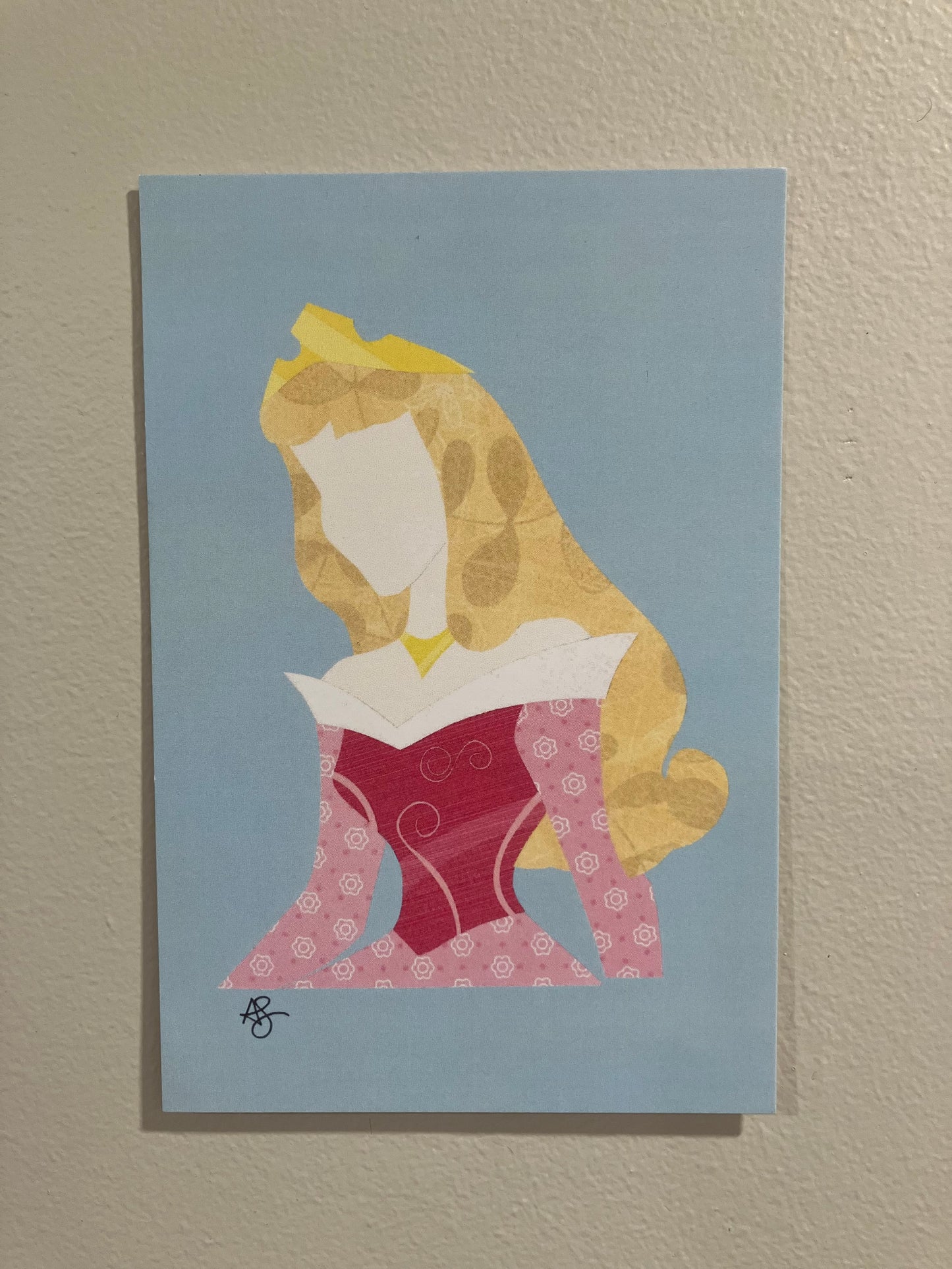 Sleeping Princess Pink - Mini Print