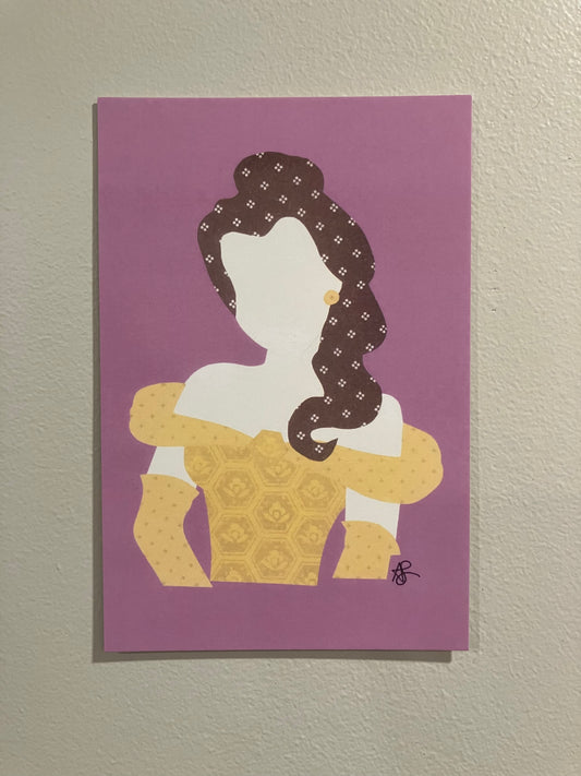 Book Princess Yellow - Mini Print