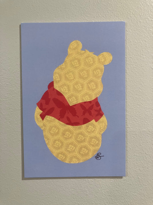 Silly Bear - Mini Print