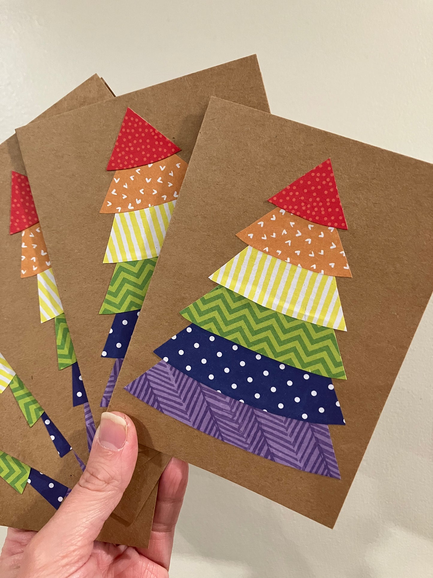 Holiday Tree: Rainbow  - Greeting Card