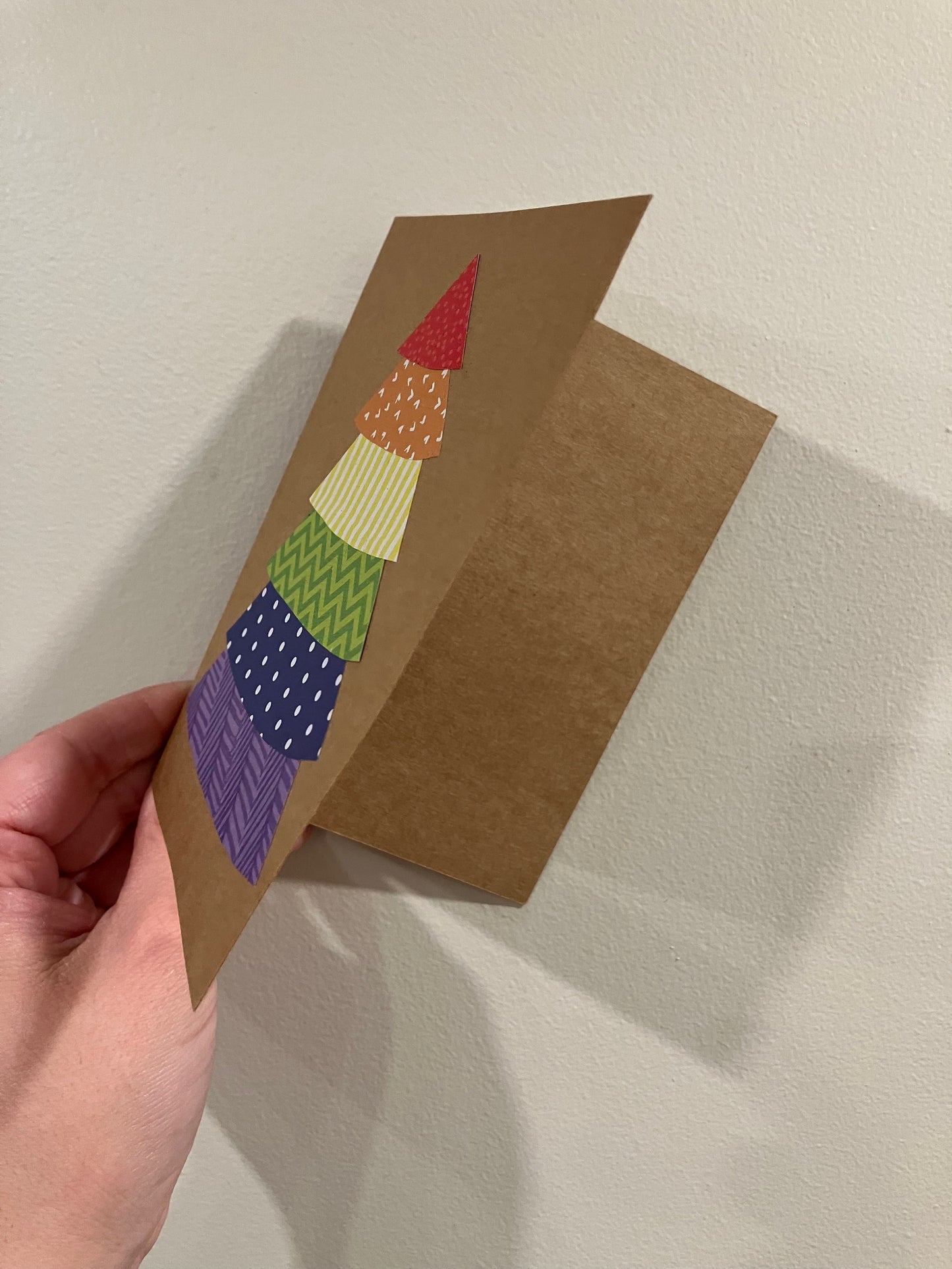 Holiday Tree: Rainbow  - Greeting Card