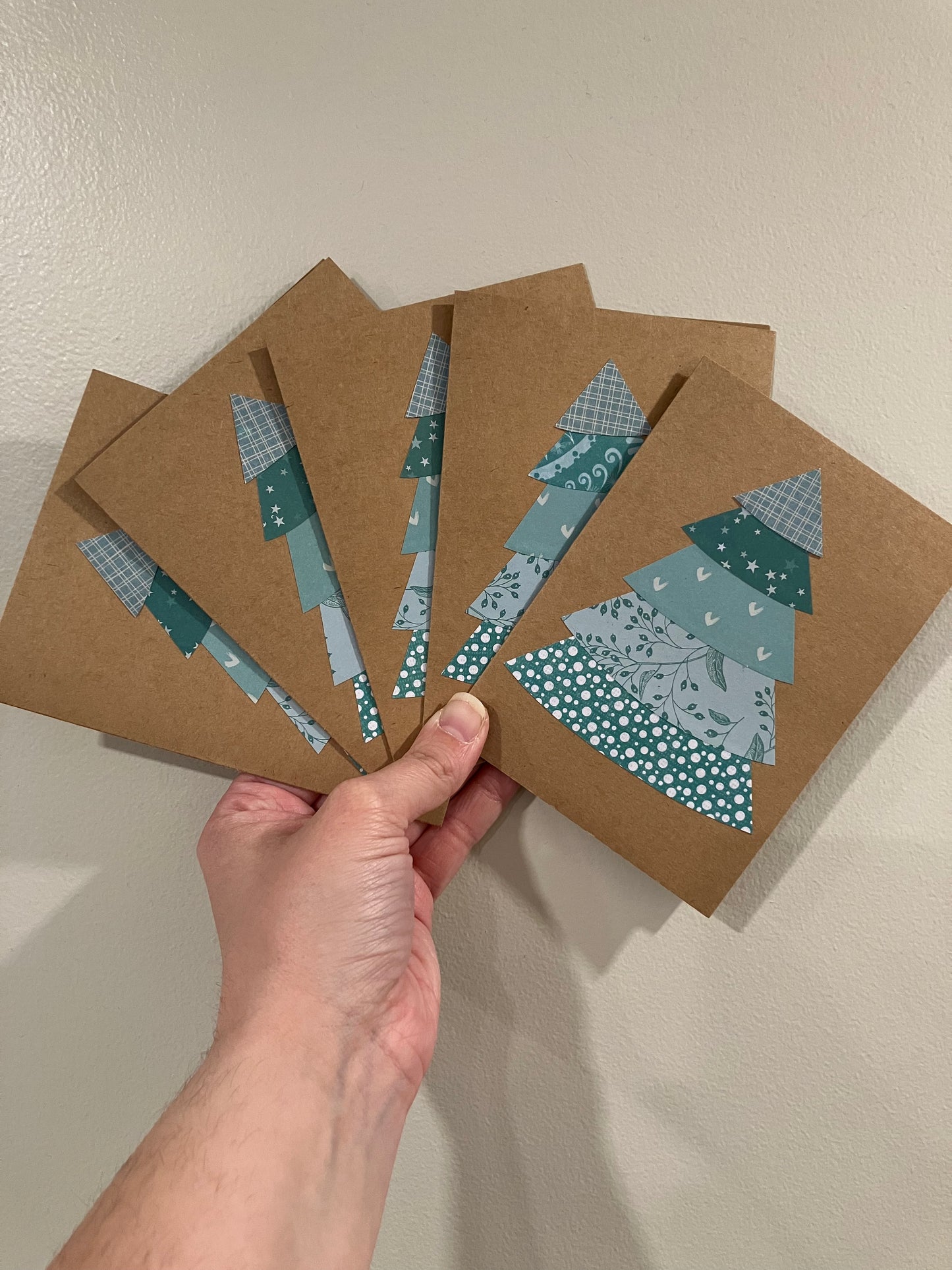 Holiday Tree: Turquoise - Greeting Cards