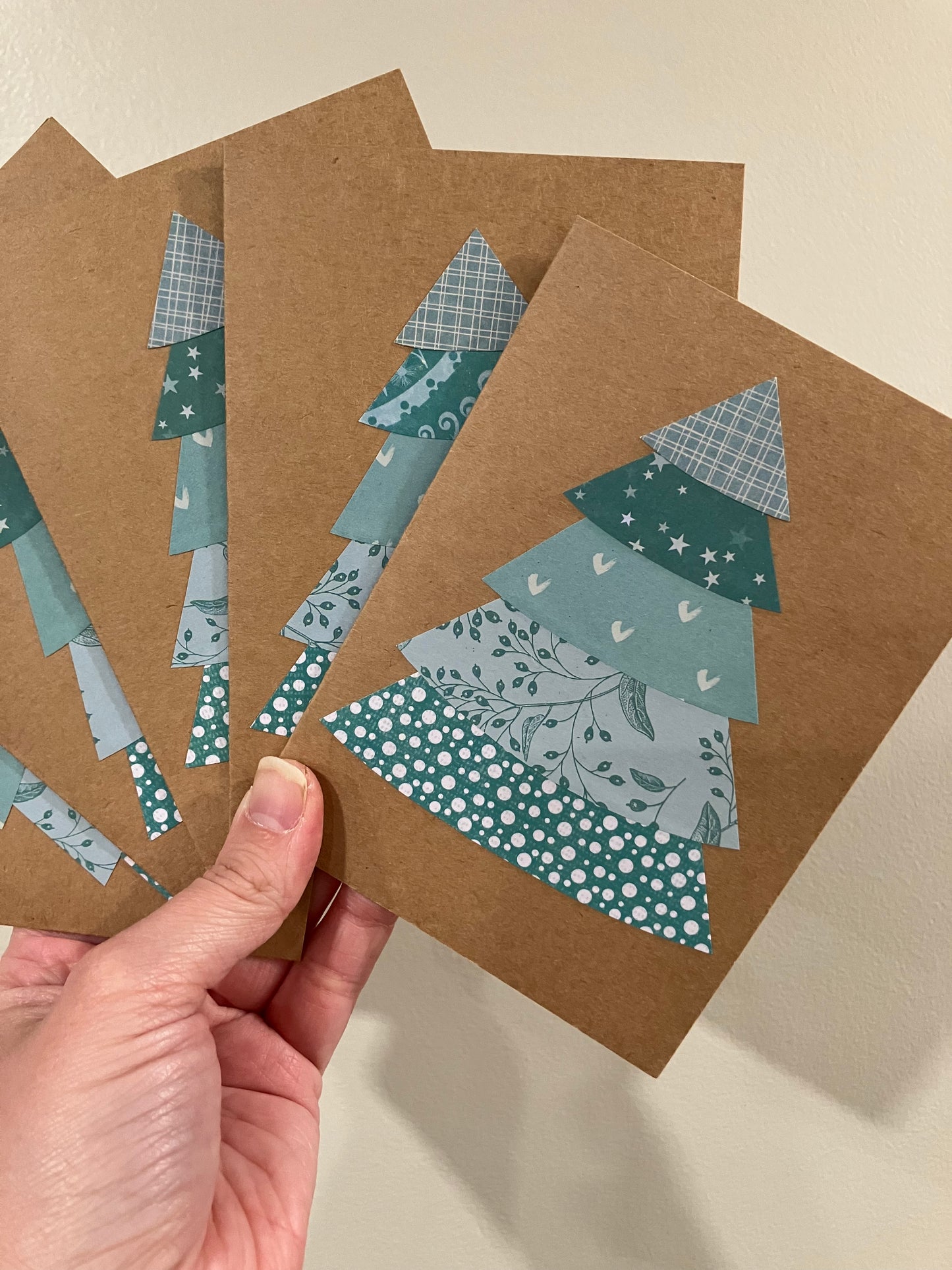 Holiday Tree: Turquoise - Greeting Cards