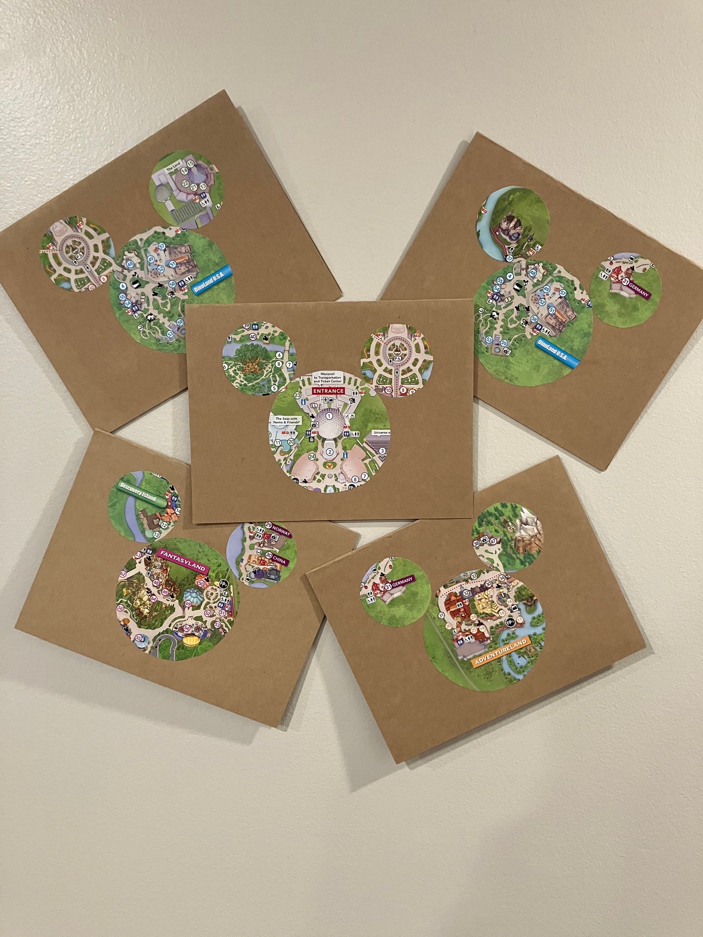 Park Map - Greeting Cards