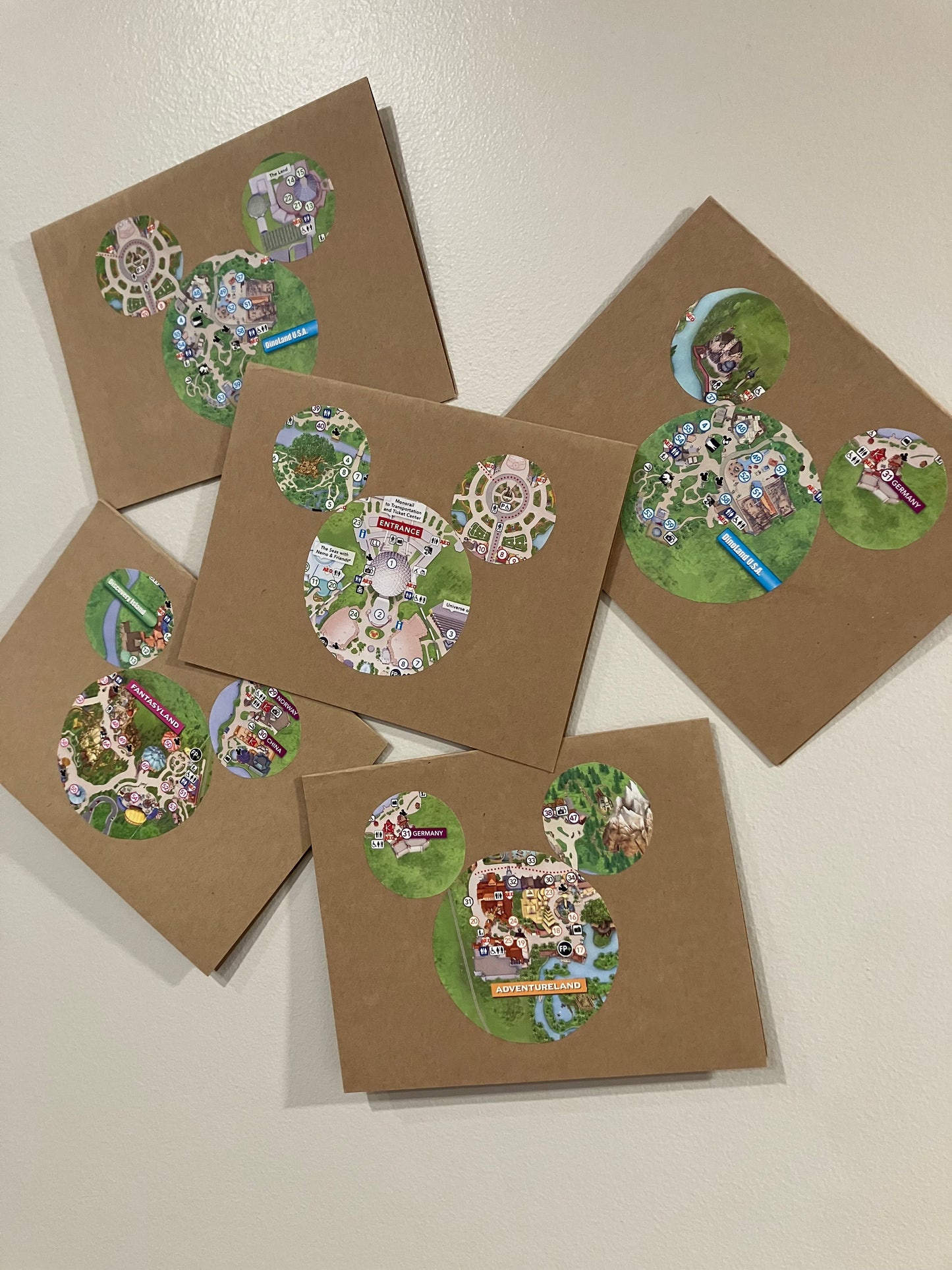 Park Map - Greeting Cards