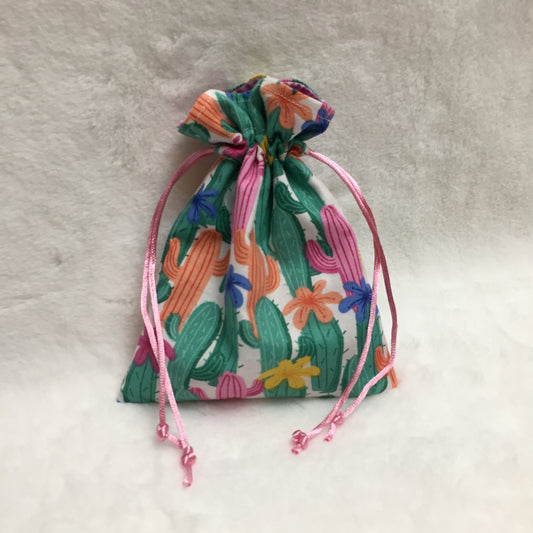 Cactus - Drawstring Pouch