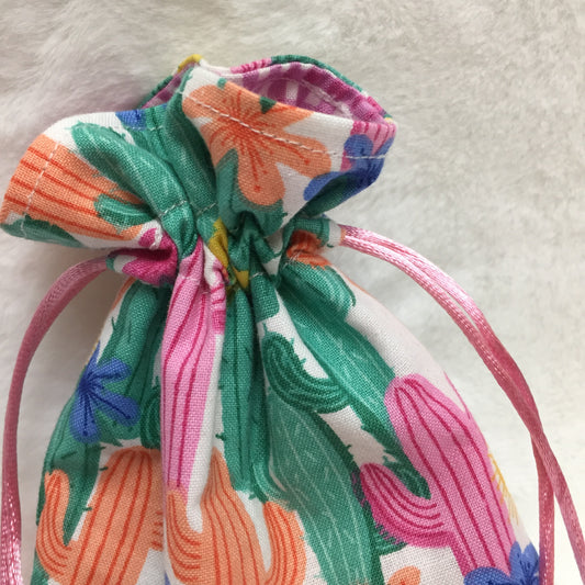 Cactus - Drawstring Pouch