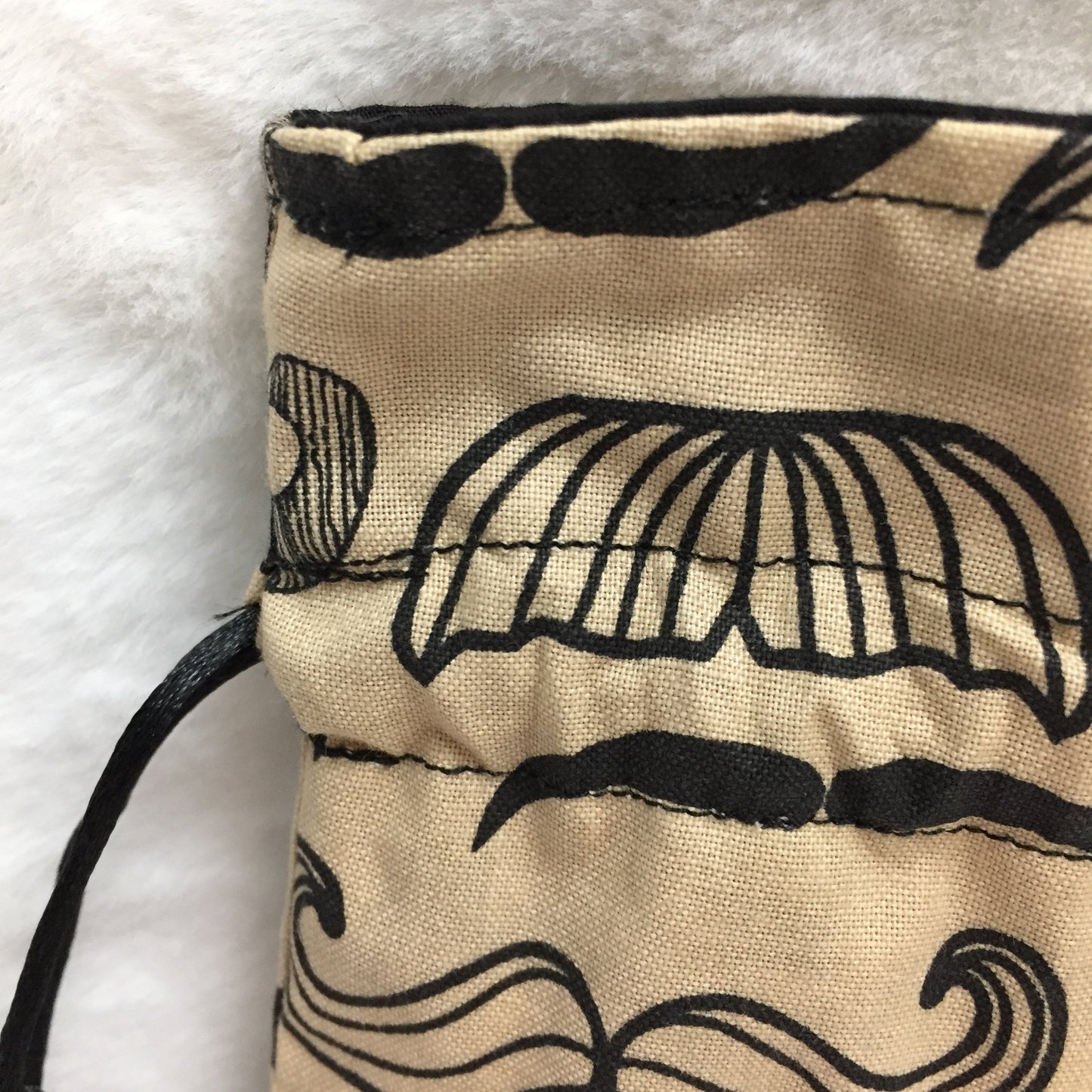 Moustache - Drawstring Pouch