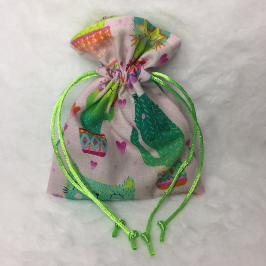 Cactus Cats - Drawstring Pouch