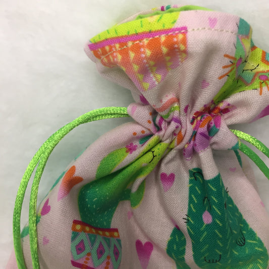 Cactus Cats - Drawstring Pouch