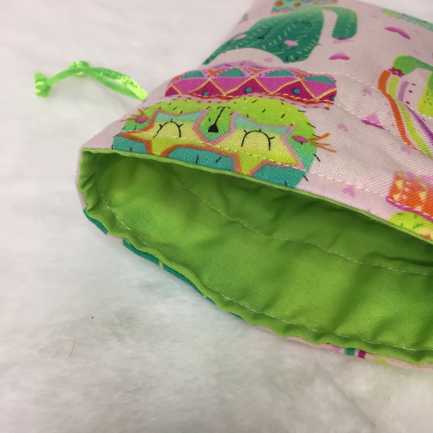 Cactus Cats - Drawstring Pouch