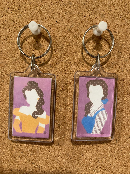 Book Princess - Keychain