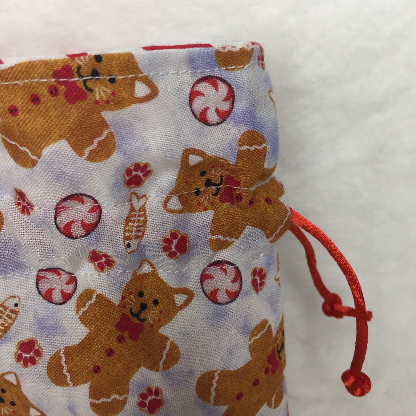 Gingerbread Cats - Drawstring Pouch