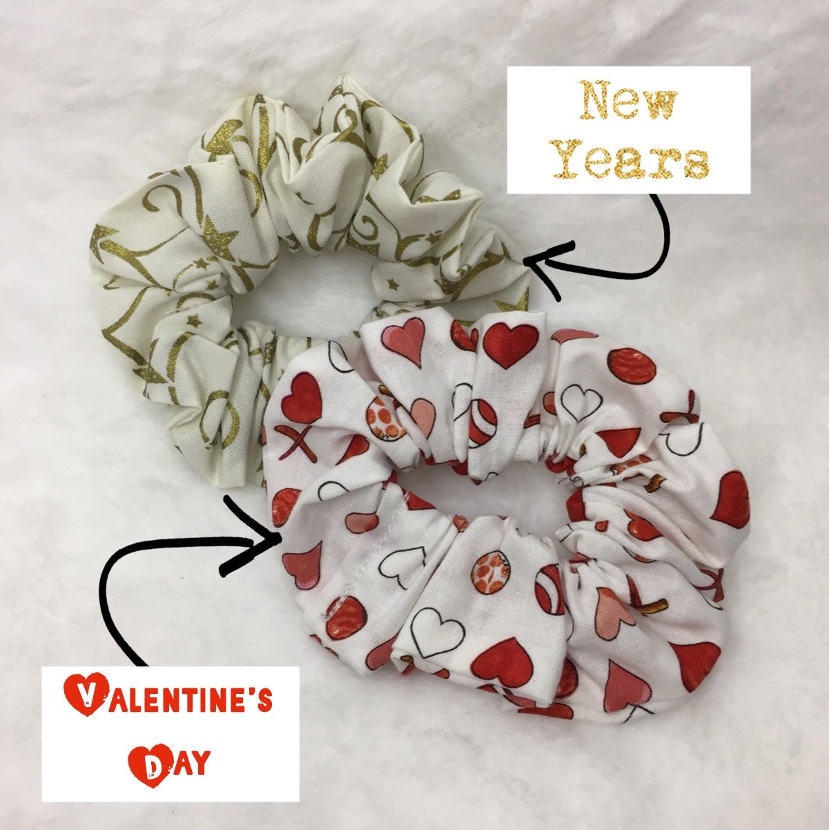 Twelve Days of Holidays - Scrunchie Set