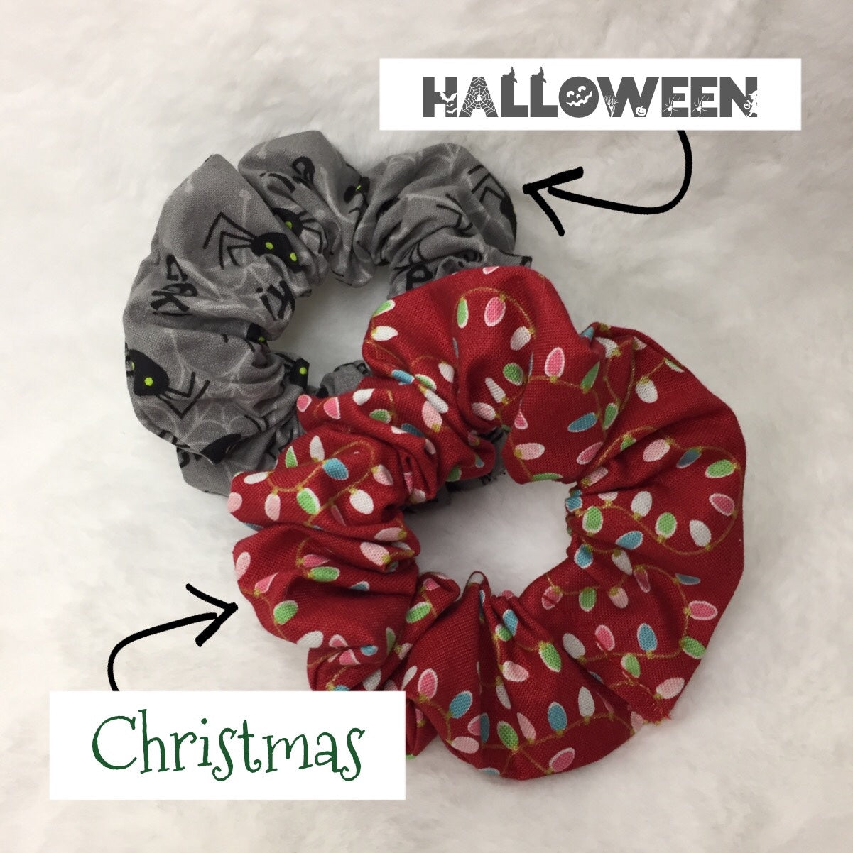 Twelve Days of Holidays - Scrunchie Set