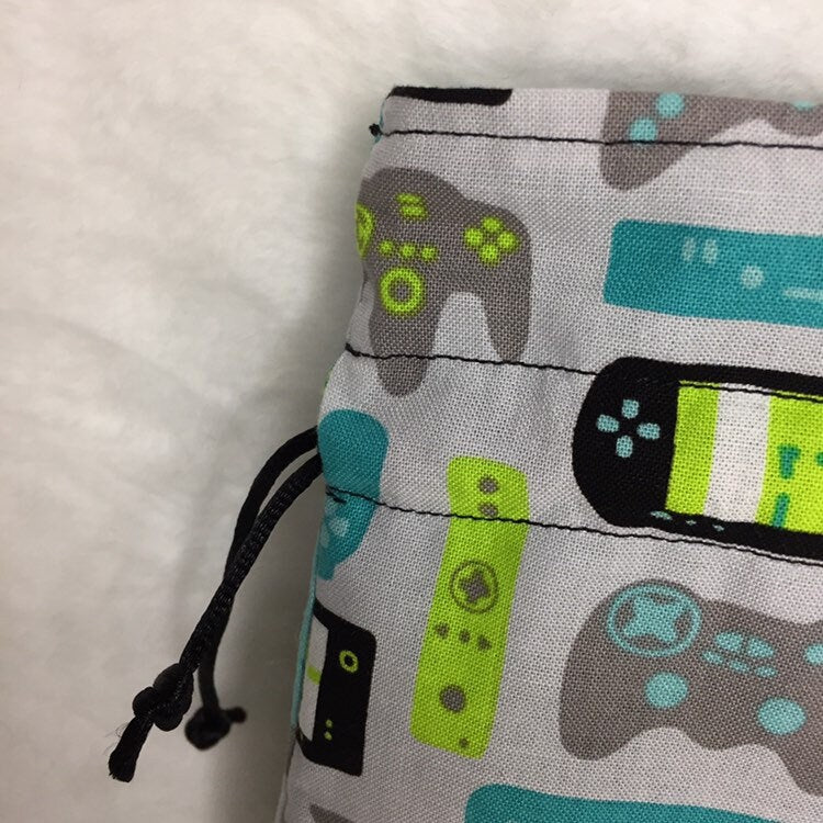 Video Game Remote - Drawstring Pouch