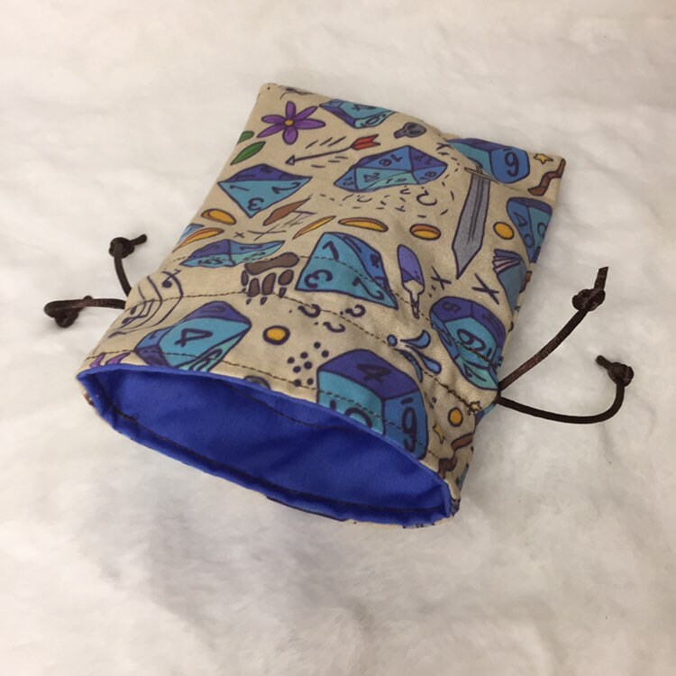 DND Dice - Drawstring Pouch