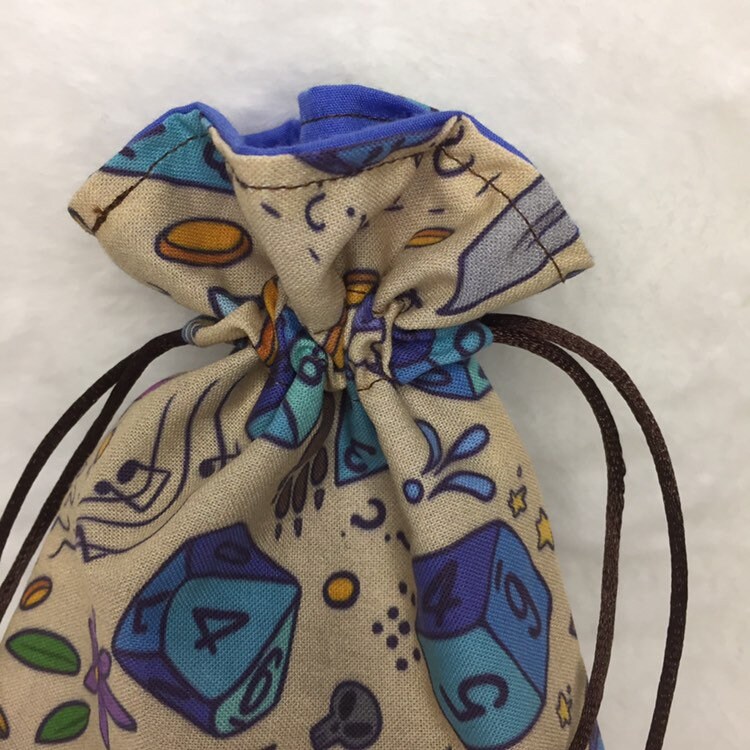DND Dice - Drawstring Pouch