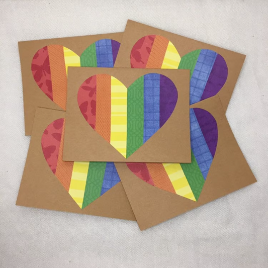 Rainbow Heart - Greeting Card
