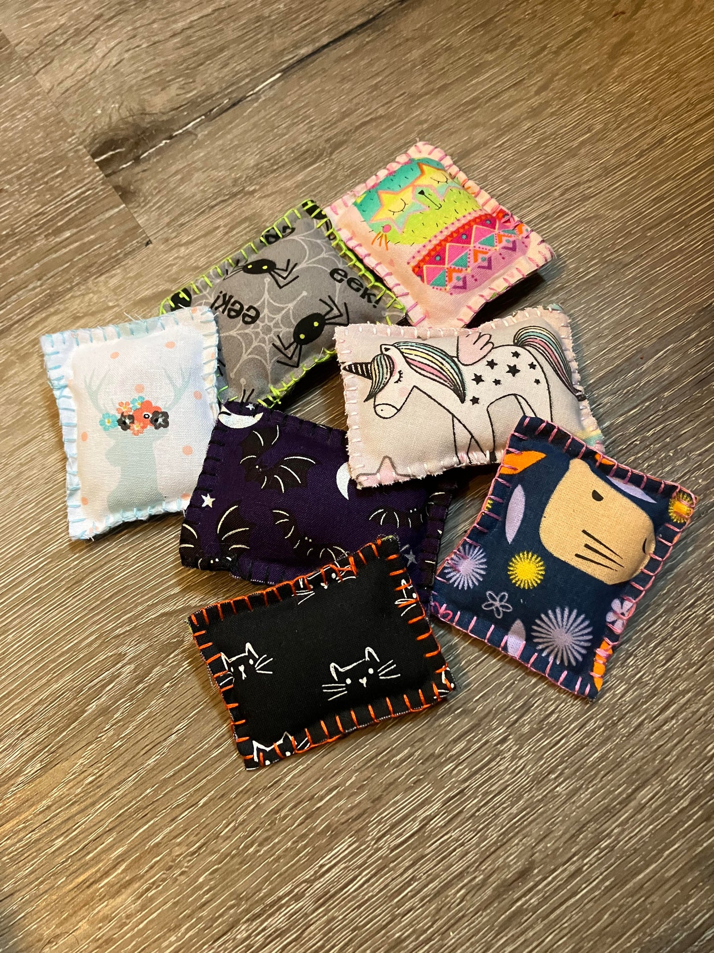 Cat Toy Sacs - Animals set of 4