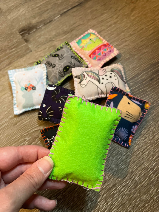 Cat Toy Sacs - Animals set of 4